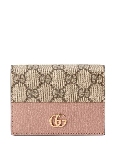 gucci princy wallet|GG Marmont card case wallet in dark gold leather .